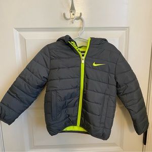 Toddler Boy Nike Puffer Zip Hooded Midweight Jacket